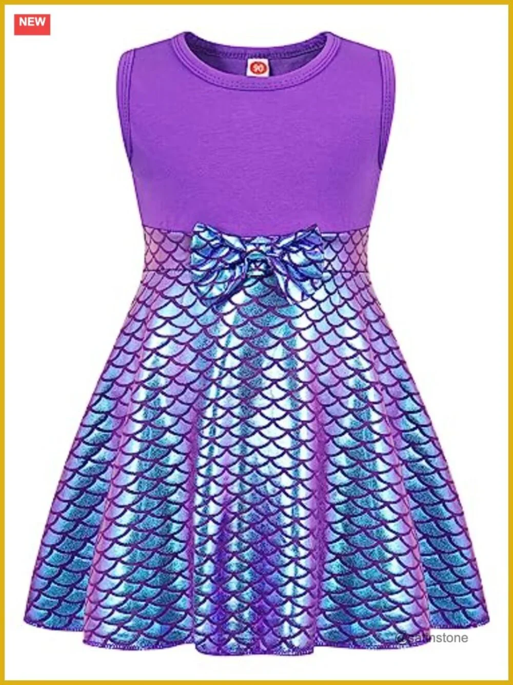 Little Girls Mermaid Princess Dress Toddler Halloween Costume